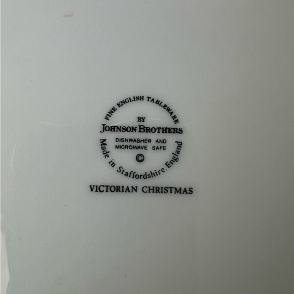 Jonson Brothers round Christmas plate - Picture 2 of 4